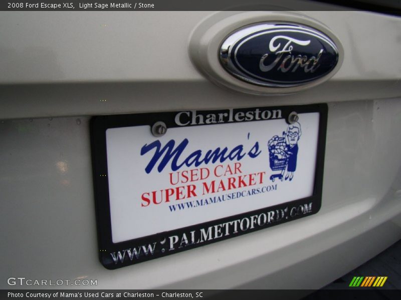 Light Sage Metallic / Stone 2008 Ford Escape XLS