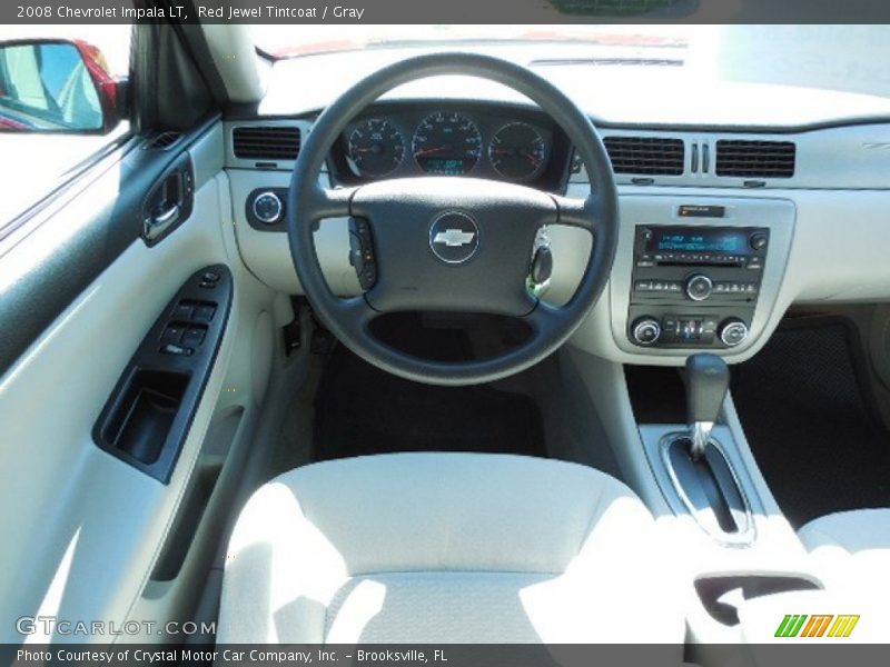 Red Jewel Tintcoat / Gray 2008 Chevrolet Impala LT