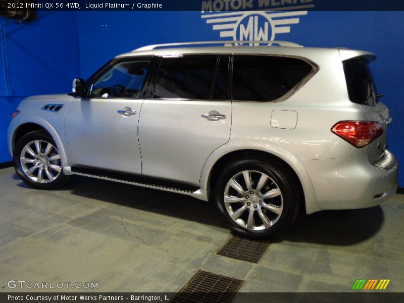 Liquid Platinum / Graphite 2012 Infiniti QX 56 4WD