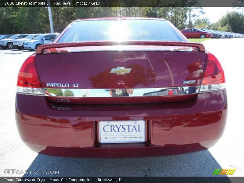 Red Jewel Tintcoat / Gray 2008 Chevrolet Impala LT