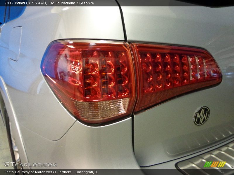 Liquid Platinum / Graphite 2012 Infiniti QX 56 4WD