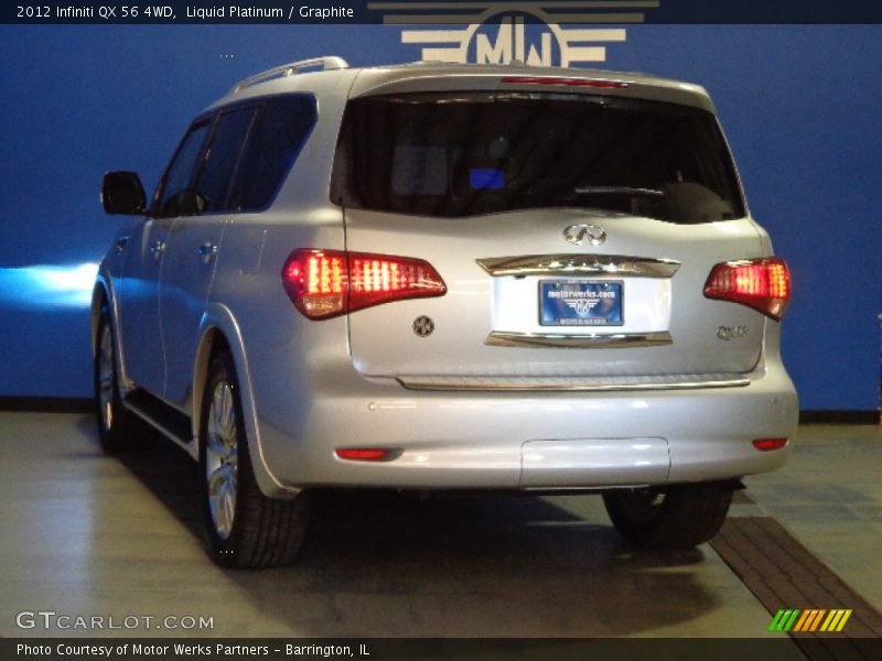 Liquid Platinum / Graphite 2012 Infiniti QX 56 4WD