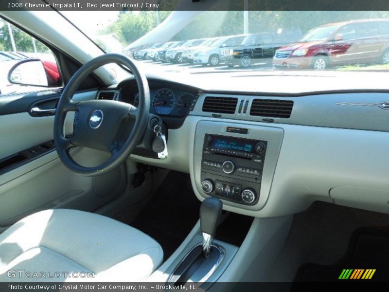 Red Jewel Tintcoat / Gray 2008 Chevrolet Impala LT
