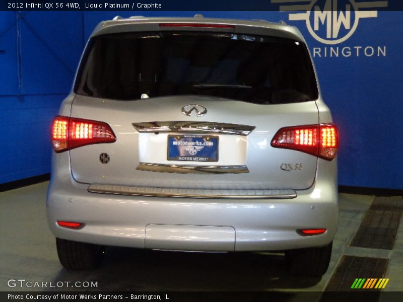 Liquid Platinum / Graphite 2012 Infiniti QX 56 4WD