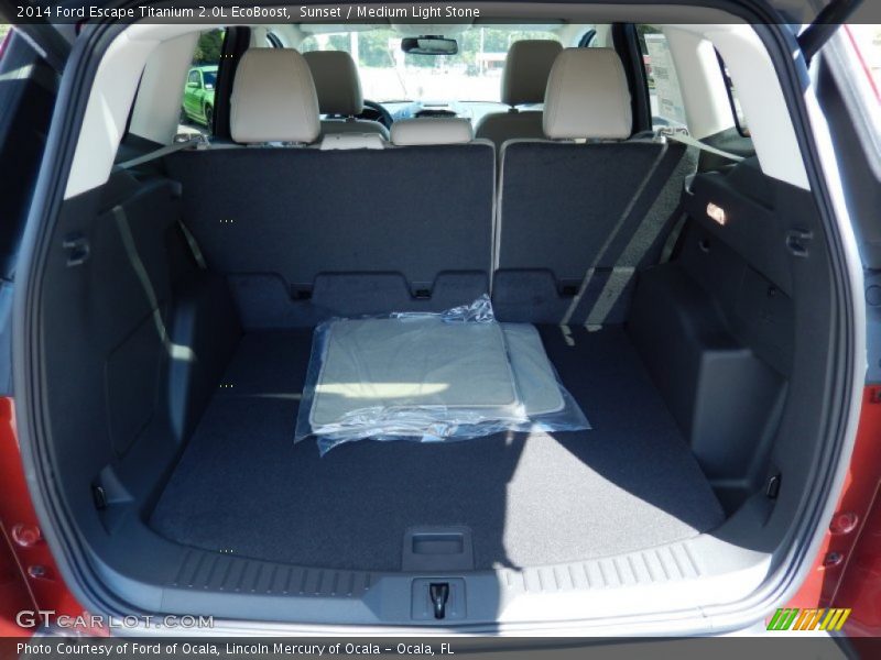 Sunset / Medium Light Stone 2014 Ford Escape Titanium 2.0L EcoBoost
