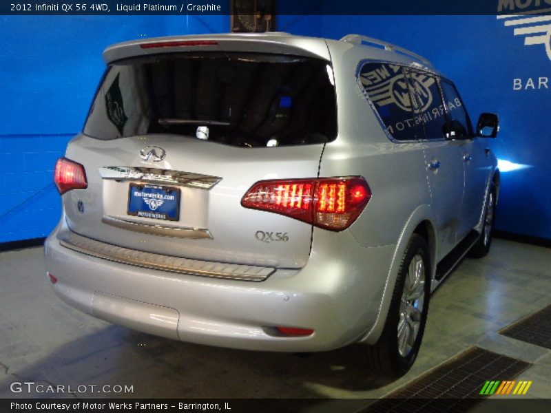 Liquid Platinum / Graphite 2012 Infiniti QX 56 4WD