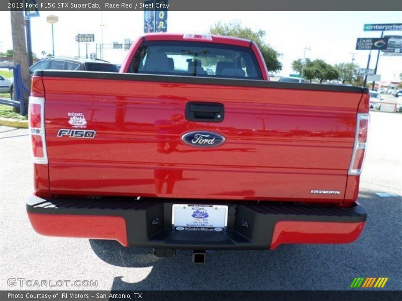 Race Red / Steel Gray 2013 Ford F150 STX SuperCab