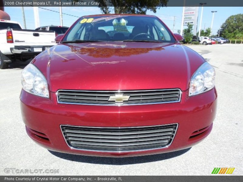 Red Jewel Tintcoat / Gray 2008 Chevrolet Impala LT
