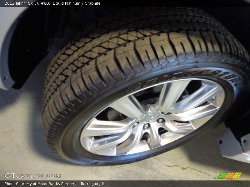 Liquid Platinum / Graphite 2012 Infiniti QX 56 4WD