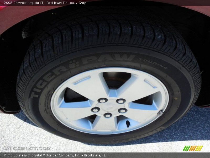 Red Jewel Tintcoat / Gray 2008 Chevrolet Impala LT