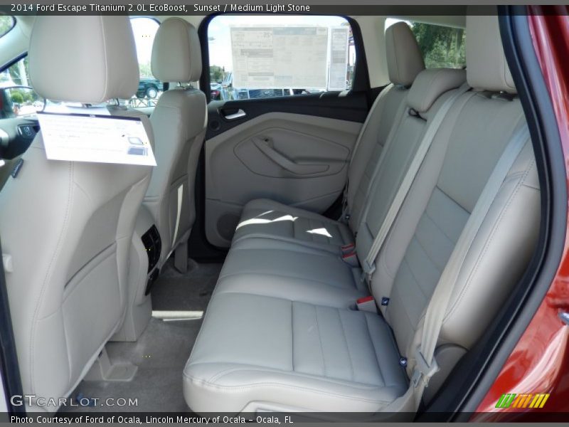 Sunset / Medium Light Stone 2014 Ford Escape Titanium 2.0L EcoBoost