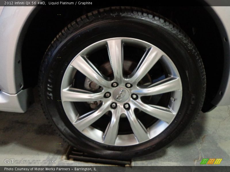 Liquid Platinum / Graphite 2012 Infiniti QX 56 4WD