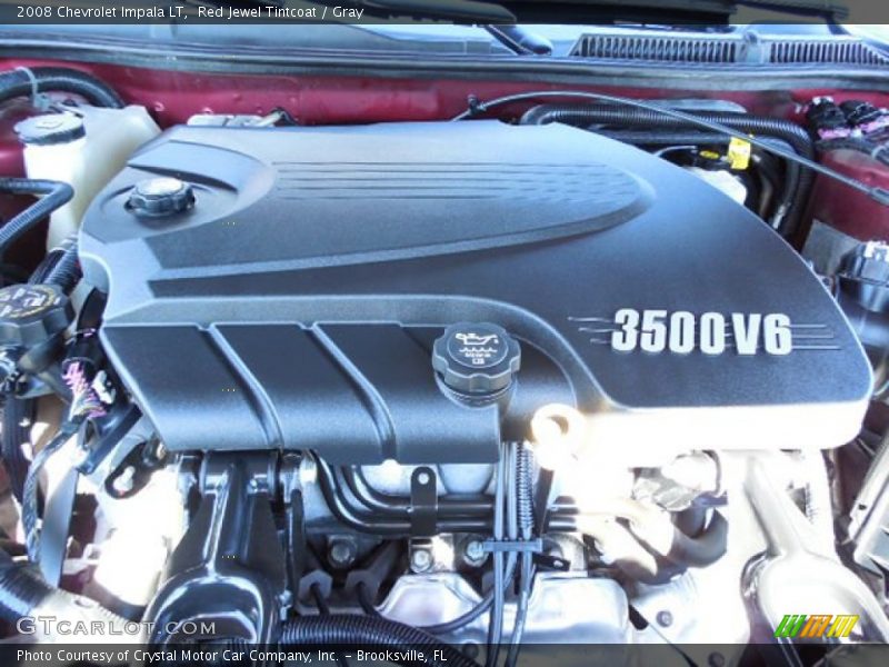 Red Jewel Tintcoat / Gray 2008 Chevrolet Impala LT