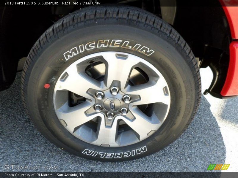 Race Red / Steel Gray 2013 Ford F150 STX SuperCab