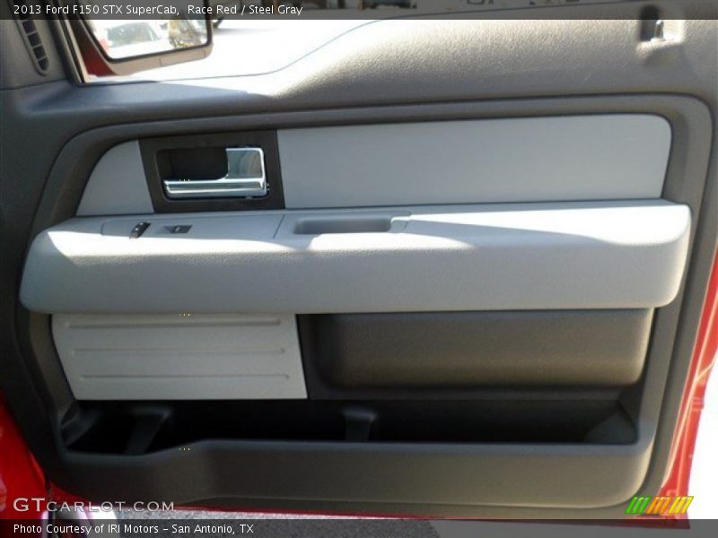 Race Red / Steel Gray 2013 Ford F150 STX SuperCab
