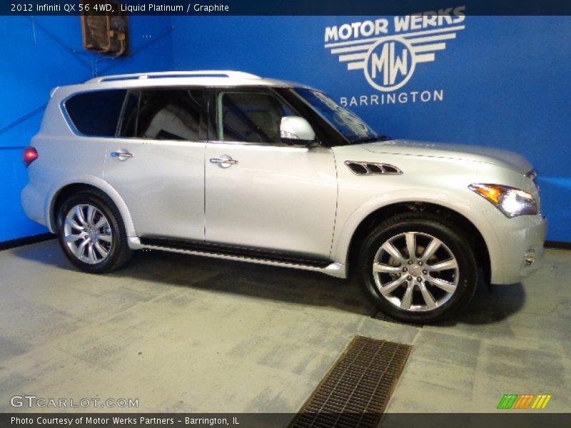 Liquid Platinum / Graphite 2012 Infiniti QX 56 4WD