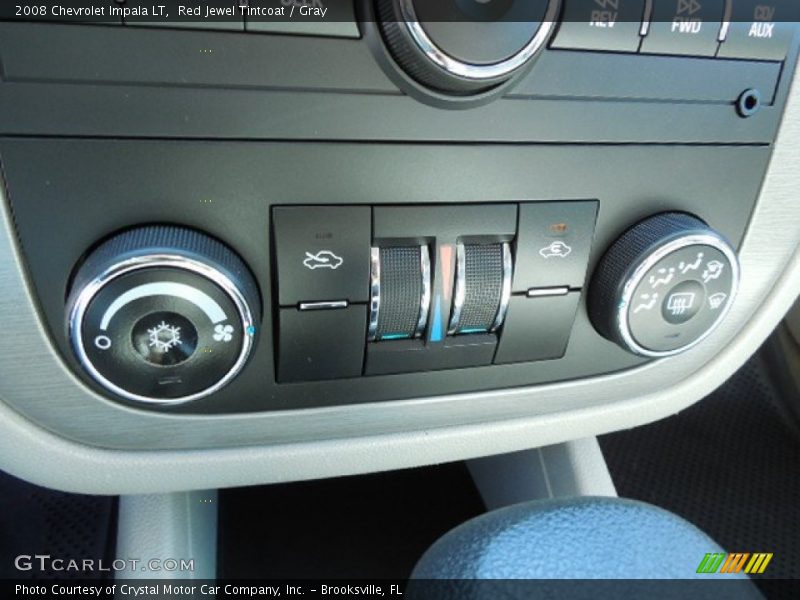 Red Jewel Tintcoat / Gray 2008 Chevrolet Impala LT