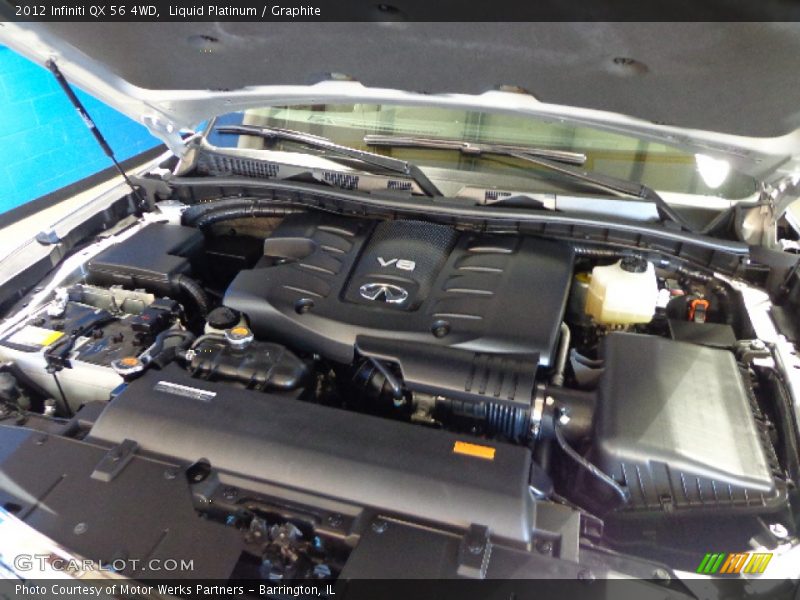 Liquid Platinum / Graphite 2012 Infiniti QX 56 4WD