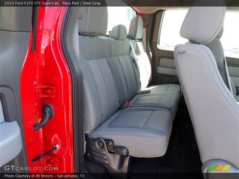 Race Red / Steel Gray 2013 Ford F150 STX SuperCab