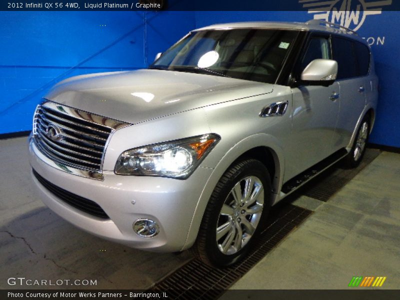 Liquid Platinum / Graphite 2012 Infiniti QX 56 4WD