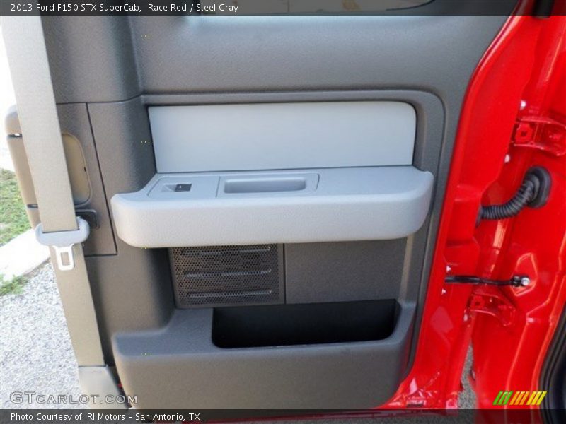 Race Red / Steel Gray 2013 Ford F150 STX SuperCab