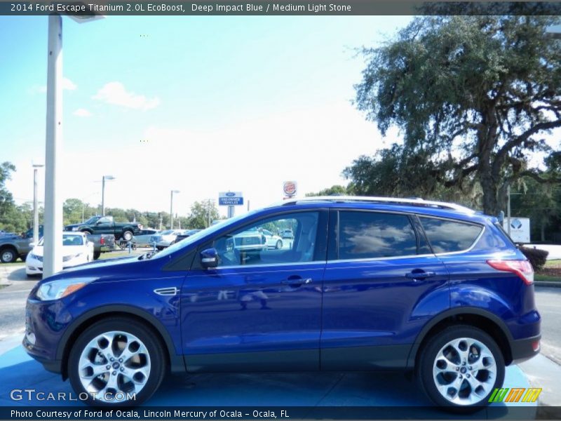  2014 Escape Titanium 2.0L EcoBoost Deep Impact Blue