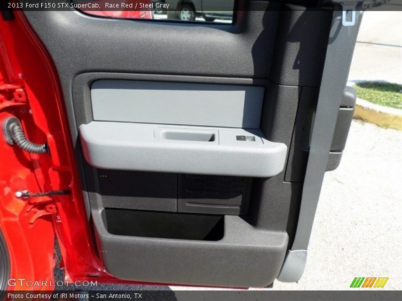 Race Red / Steel Gray 2013 Ford F150 STX SuperCab