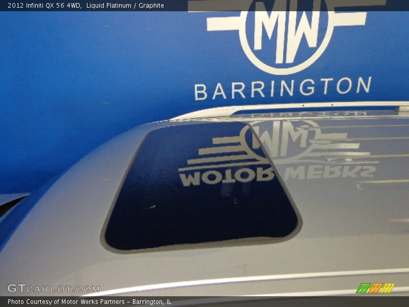 Liquid Platinum / Graphite 2012 Infiniti QX 56 4WD