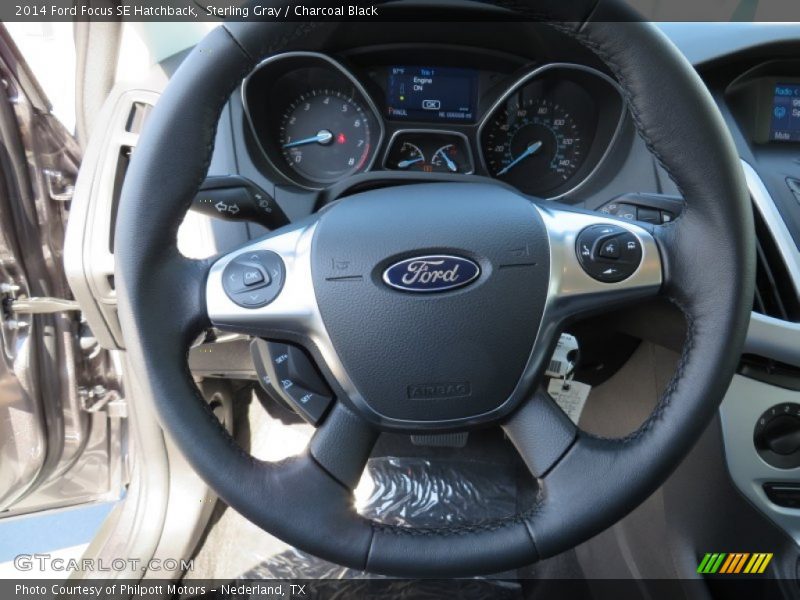 Sterling Gray / Charcoal Black 2014 Ford Focus SE Hatchback