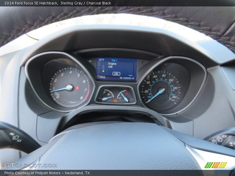 Sterling Gray / Charcoal Black 2014 Ford Focus SE Hatchback