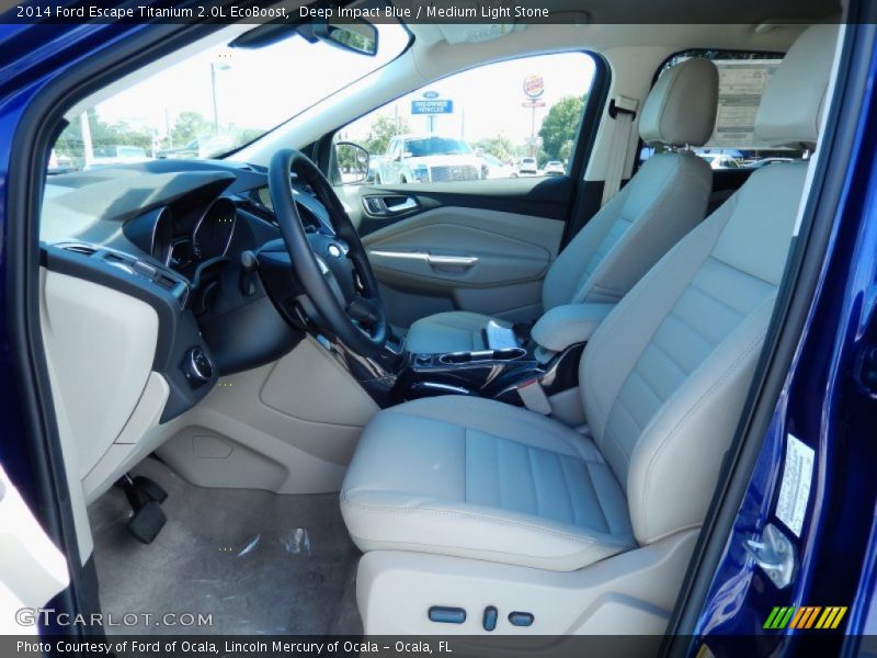 Front Seat of 2014 Escape Titanium 2.0L EcoBoost
