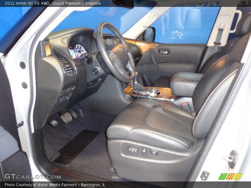 Liquid Platinum / Graphite 2012 Infiniti QX 56 4WD