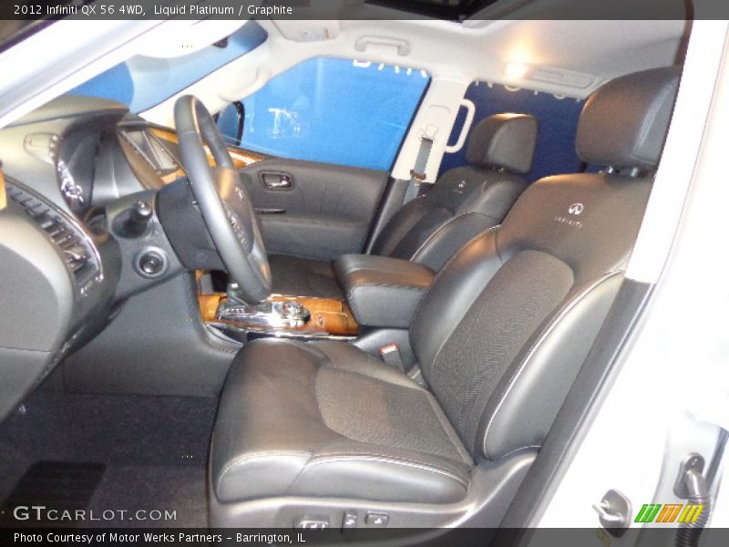Liquid Platinum / Graphite 2012 Infiniti QX 56 4WD