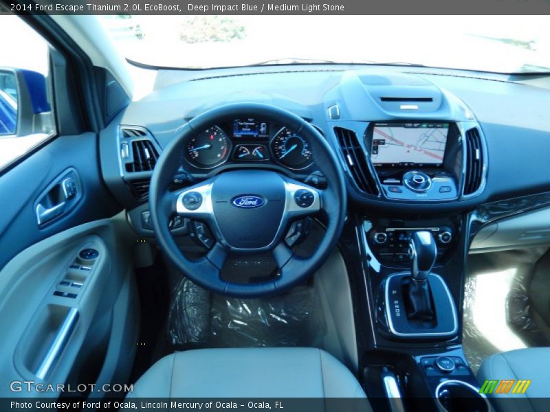 Dashboard of 2014 Escape Titanium 2.0L EcoBoost