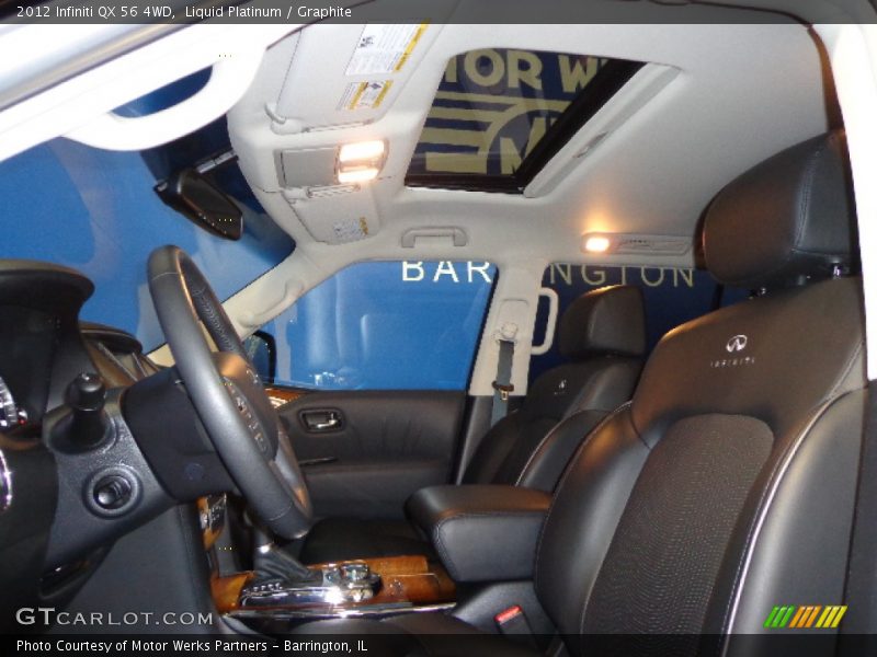 Liquid Platinum / Graphite 2012 Infiniti QX 56 4WD