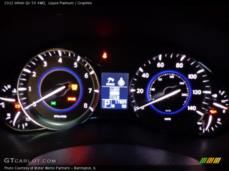 Liquid Platinum / Graphite 2012 Infiniti QX 56 4WD