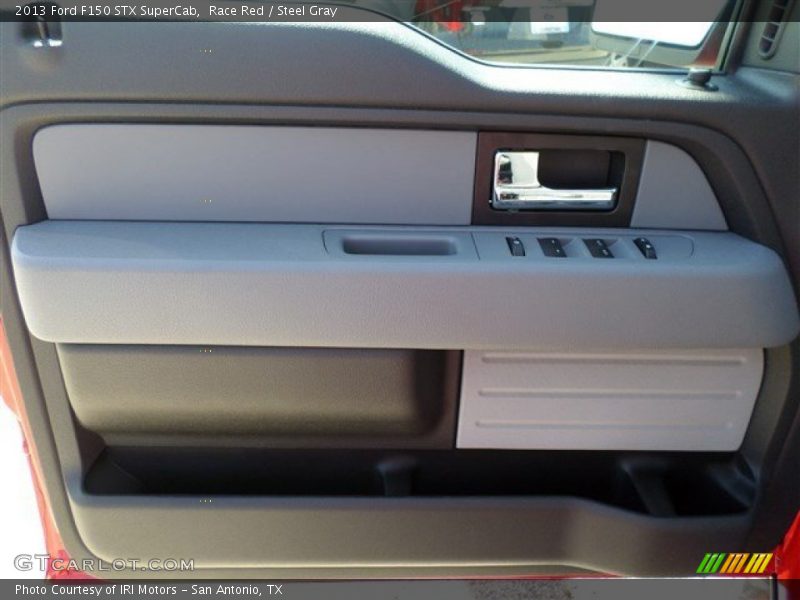 Race Red / Steel Gray 2013 Ford F150 STX SuperCab