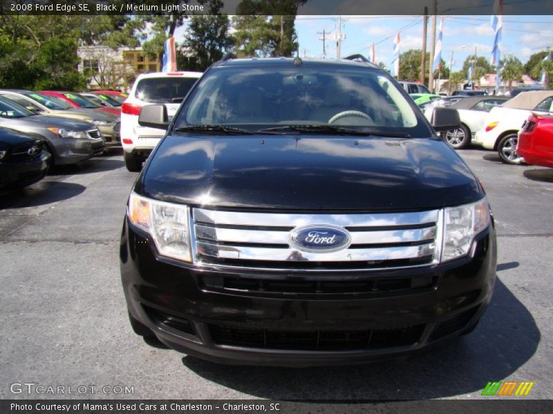 Black / Medium Light Stone 2008 Ford Edge SE