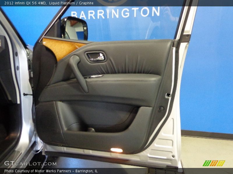 Liquid Platinum / Graphite 2012 Infiniti QX 56 4WD