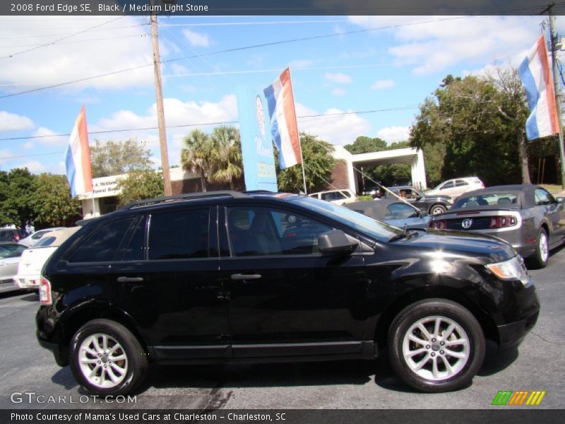 Black / Medium Light Stone 2008 Ford Edge SE