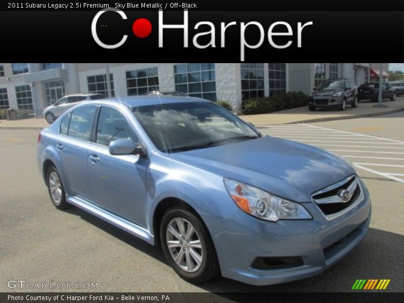 Sky Blue Metallic / Off-Black 2011 Subaru Legacy 2.5i Premium