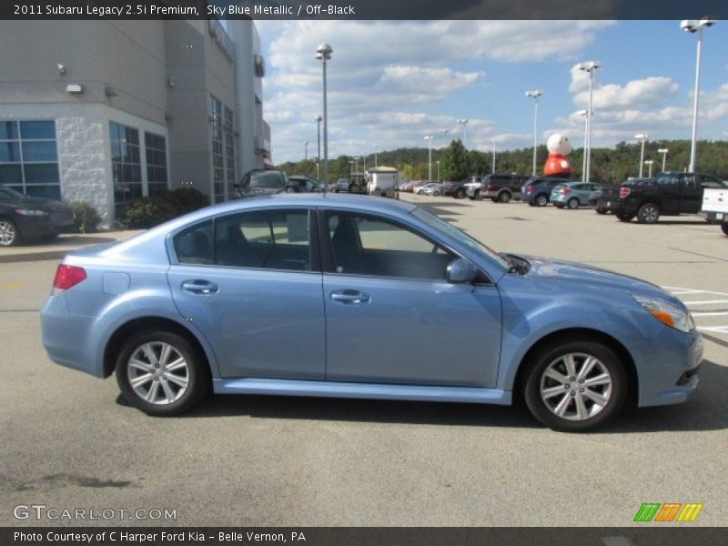 Sky Blue Metallic / Off-Black 2011 Subaru Legacy 2.5i Premium