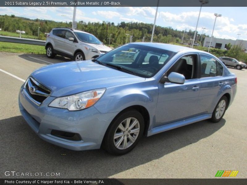 Sky Blue Metallic / Off-Black 2011 Subaru Legacy 2.5i Premium