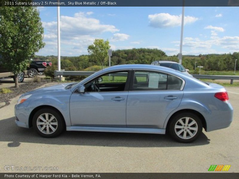 Sky Blue Metallic / Off-Black 2011 Subaru Legacy 2.5i Premium
