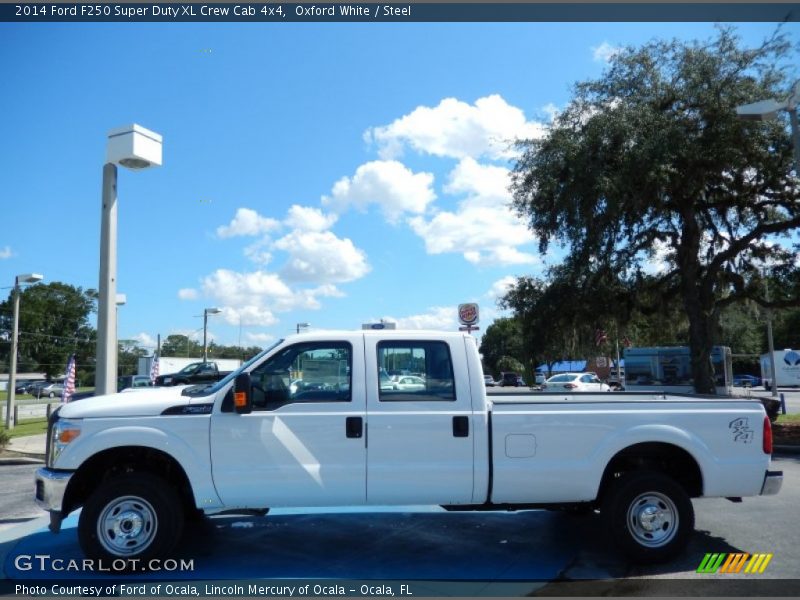 Oxford White / Steel 2014 Ford F250 Super Duty XL Crew Cab 4x4