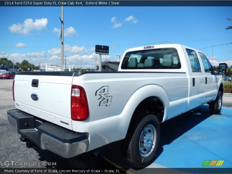 Oxford White / Steel 2014 Ford F250 Super Duty XL Crew Cab 4x4