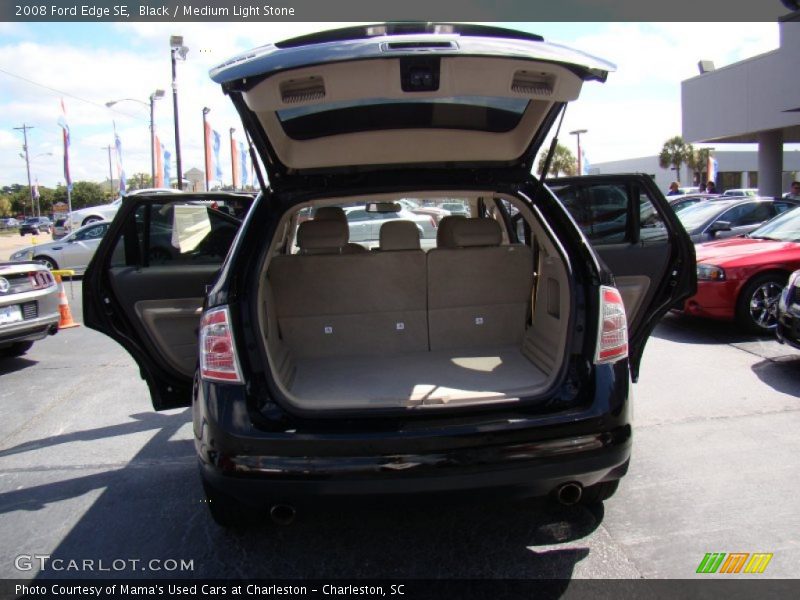 Black / Medium Light Stone 2008 Ford Edge SE