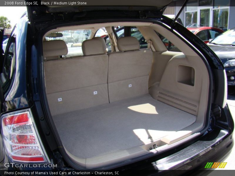 Black / Medium Light Stone 2008 Ford Edge SE