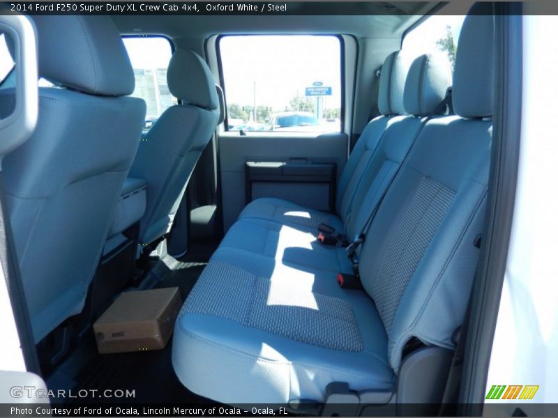 Rear Seat of 2014 F250 Super Duty XL Crew Cab 4x4