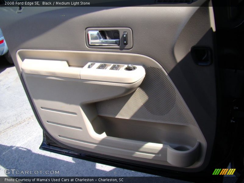 Black / Medium Light Stone 2008 Ford Edge SE